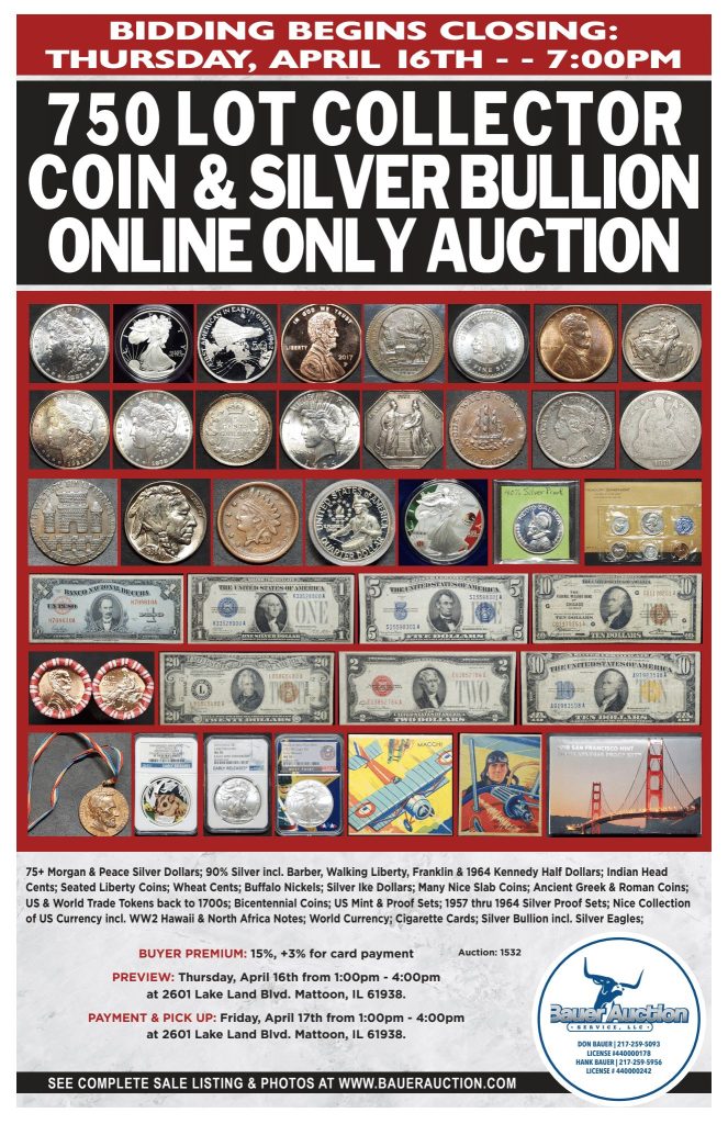 4.16.25 Collector Coin – Bauer Auction